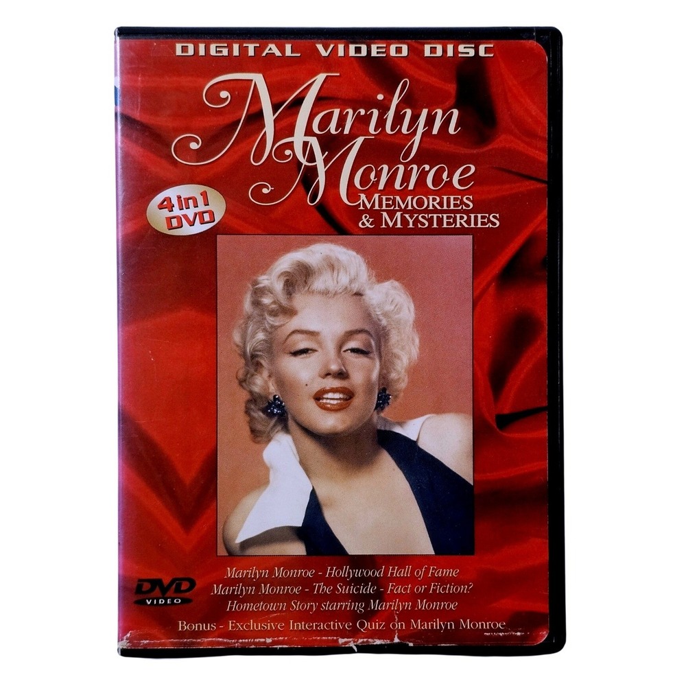 Marilyn Monroe Memories Mysteries DVD 4 In‎ 1 Set Hometown Story Documentary Bio
